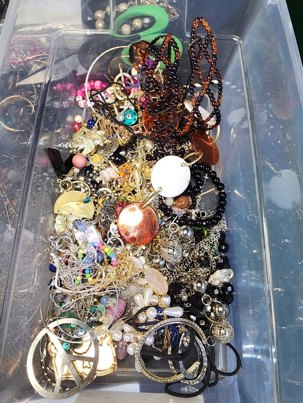 1lb Mixed Jewelry For Crafting May Or May Not Have Matches